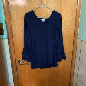 Roommates 3X blouse bell sleeves